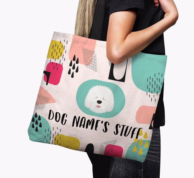 Personalized {dogsName} 'Stuff' Canvas Bag